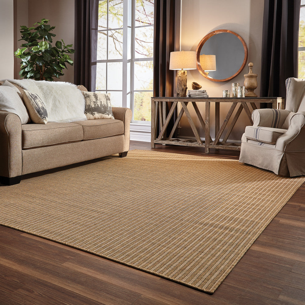 Karavia 550X3 Brown/Light Brown 2'5" x 4'5" Rug