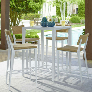 Uttermost Montellano White Outdoor Bar Table