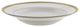 Luxor Rim Soup Bowls, Set of 6, Gold