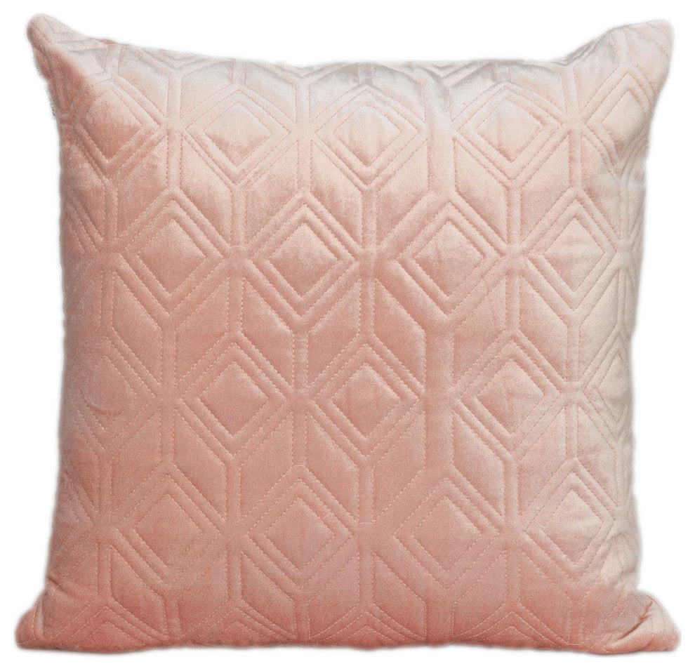 Parkland Collection Aleta Pink Throw Pillow, Square