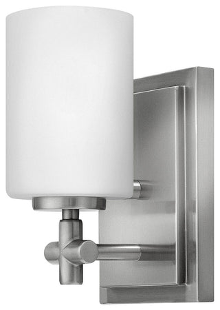 Hinkley Laurel Small Single Light Vanity, Brushed Nickel