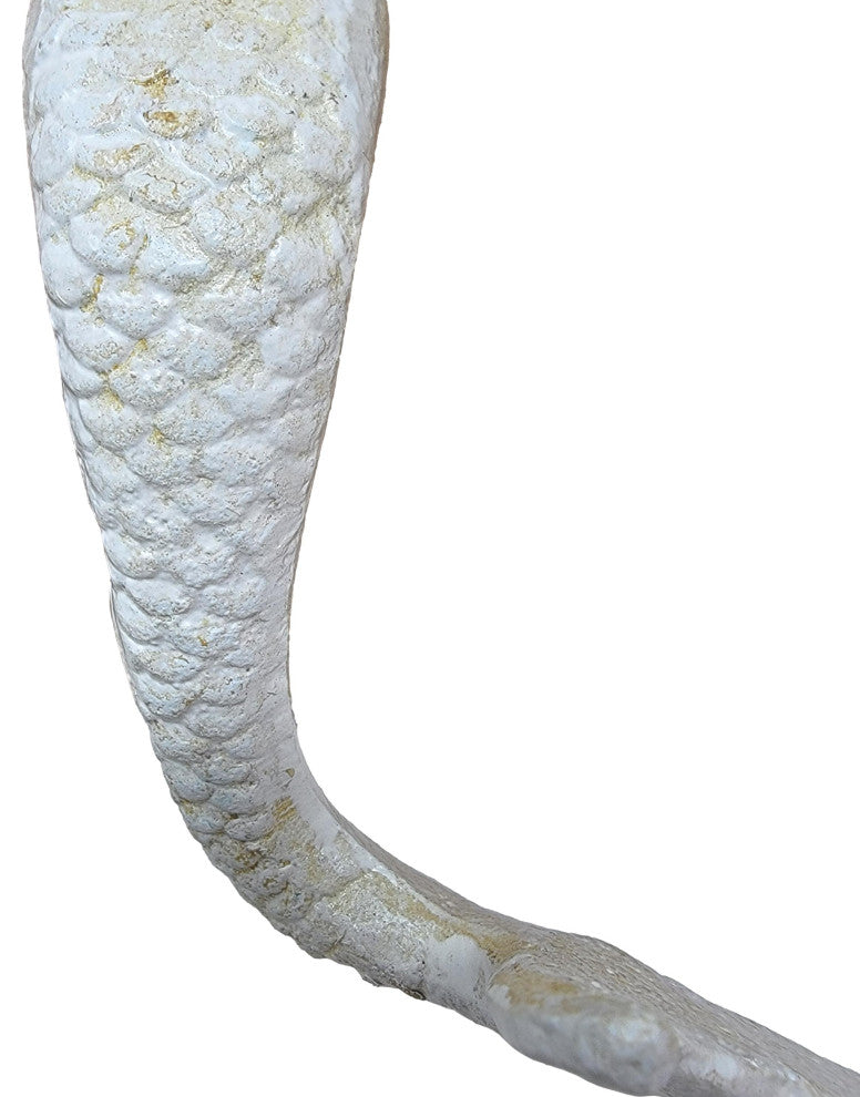 Coastal Mermaid Stocking Hanger Christmas Shelf Distressed White Iron 7 inch