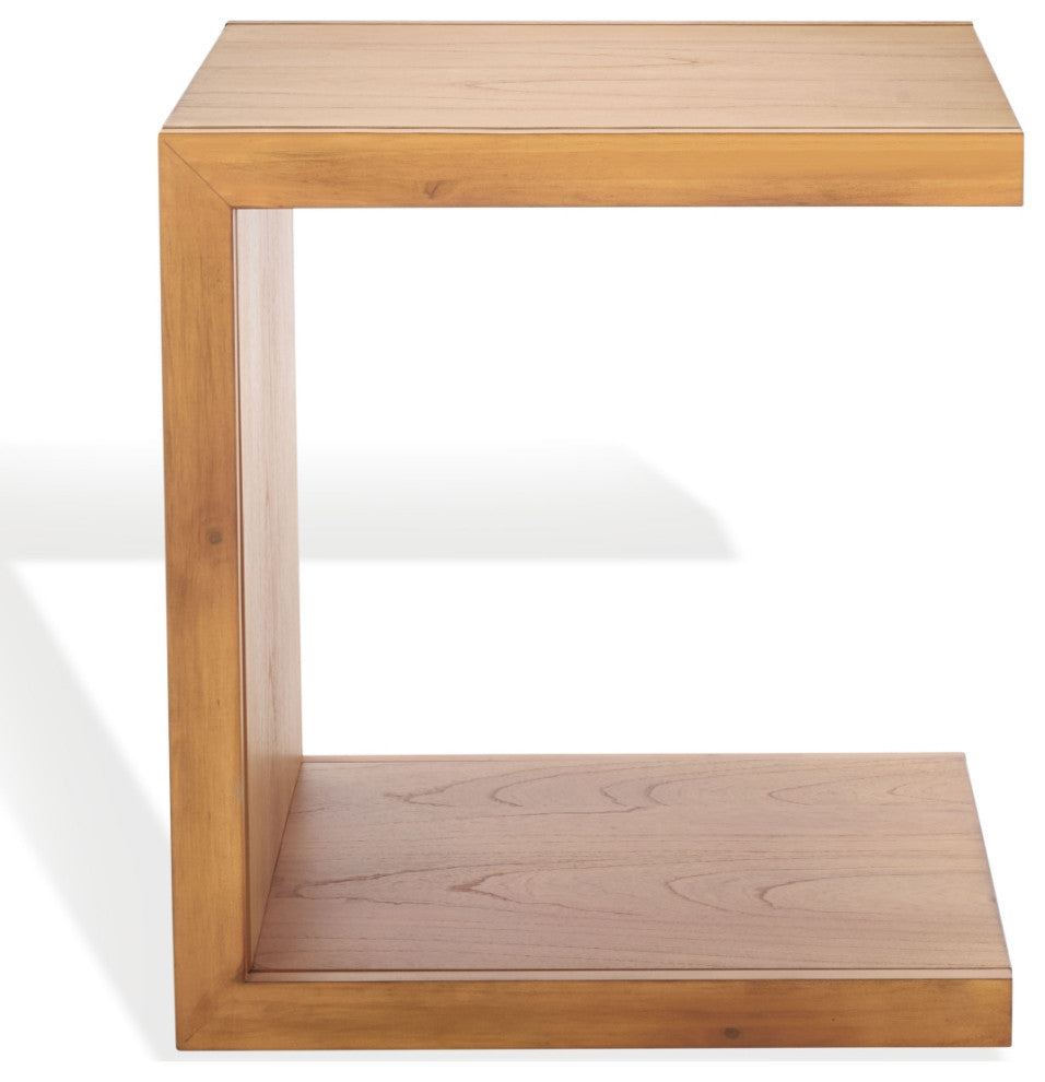 Safavieh Couture Tawney "C" Wood Accent Table, Natural