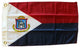 St. Maarten, 12"x18" Nylon Flag