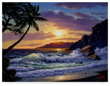 "Sunset Coast 1" by Anthony Casay, Canvas Art, 19"x14"