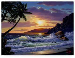 "Sunset Coast 1" by Anthony Casay, Canvas Art, 19"x14"
