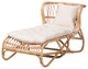 Anita Natural Brown Rattan Chaise