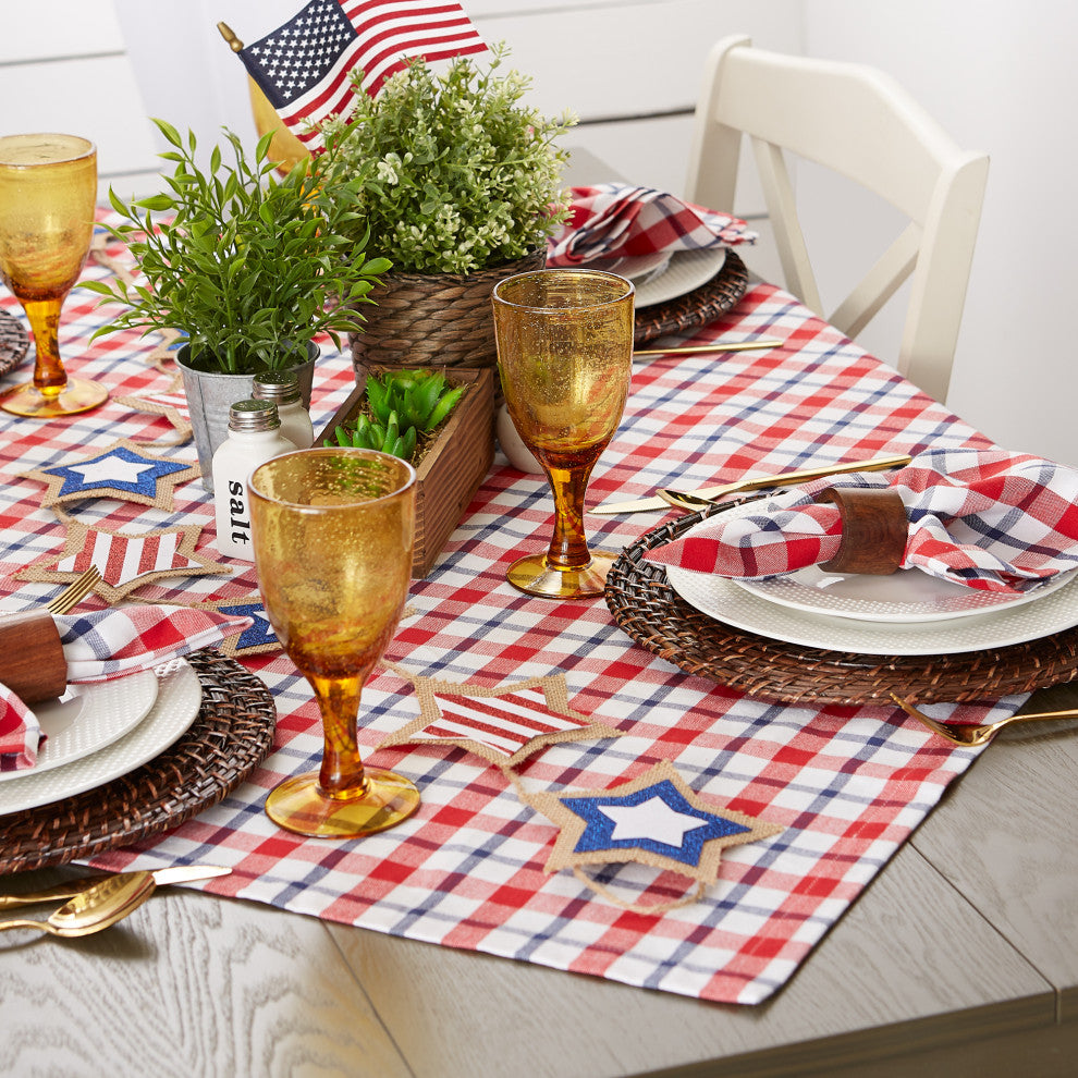American Plaid Tablecloth 60X104