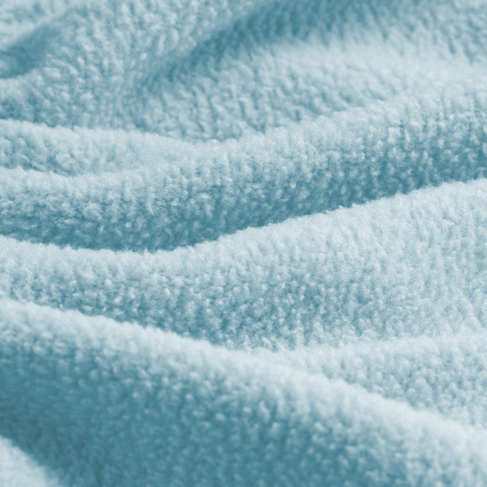 Polar Fleece Sheet Set, Light Blue, Twin XL