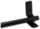 Black Brass Carpet Runner Rod Set for Staircase 39 5/8" L Rust Resistant Tubes