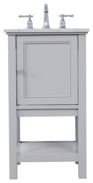 Matilda 19" Single Bathroom Vanity Set, Gray