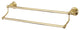 Kingston Brass 18" Dual Towel Bar, Polished Brass