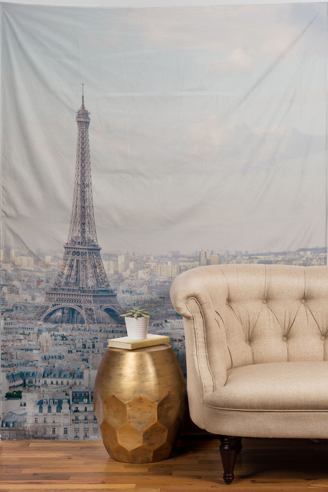 Eye Poetry Photography Paris Skyline Eiffel Tower View Tapestry
