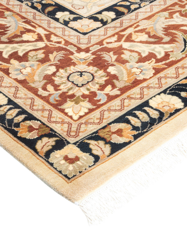 Vadodara, One-of-a-Kind Hand-Knotted Area Rug Ivory, 9'0"x12'5"