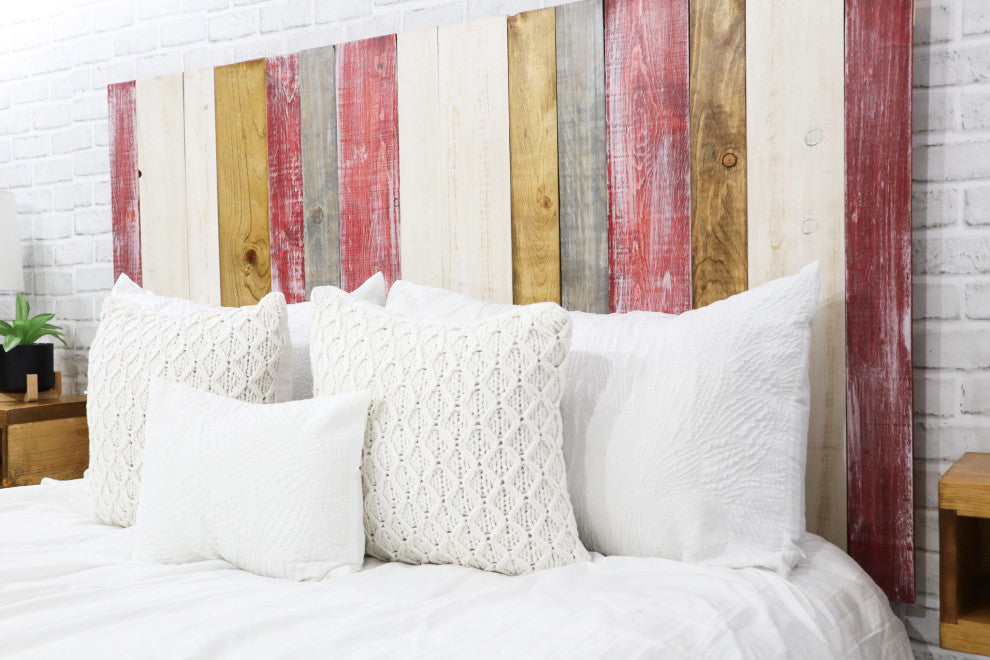 Handcrafted Headboard, Hanger Style, Country Mix, King