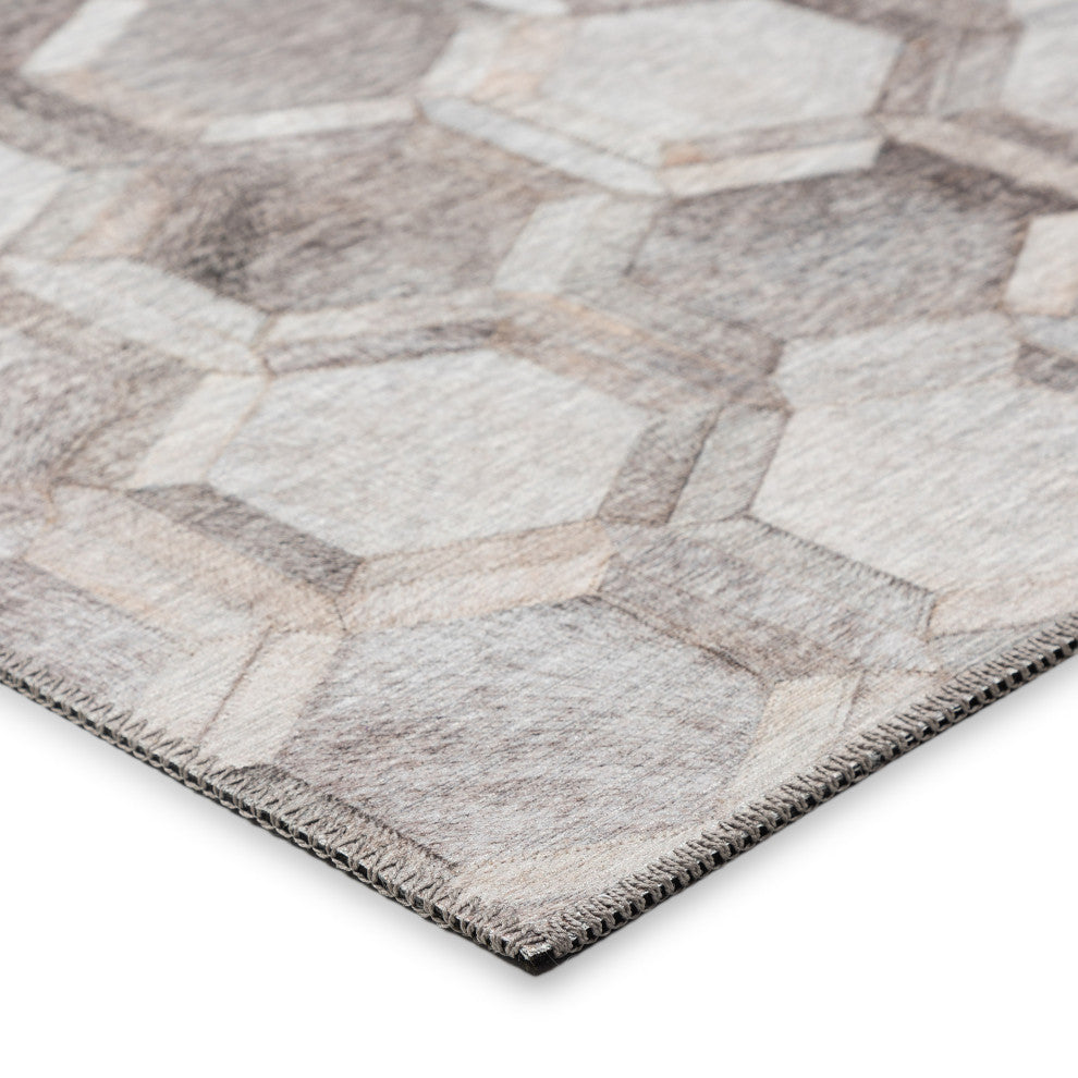 Indoor/Outdoor Stetson SS1 Flannel Machine Washable 3' x 5' Rug