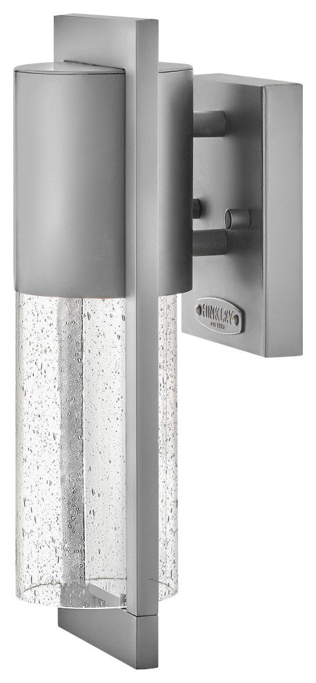 Hinkley Lighting 1327-LL Shelter 1 Light 12" Tall Outdoor Dark - Hematite