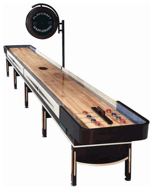 Telluride Shuffleboard Table by Playcraft, Espresso, 14'