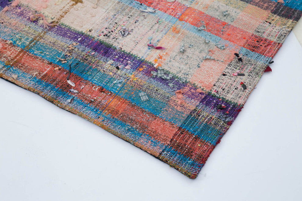 Rug N Carpet - Handmade Anatolian 5' 7'' x 7' 3'' Rustic Patchwork Kilim Rug