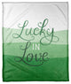 Lucky In Love 50x60 Fleece Blanket