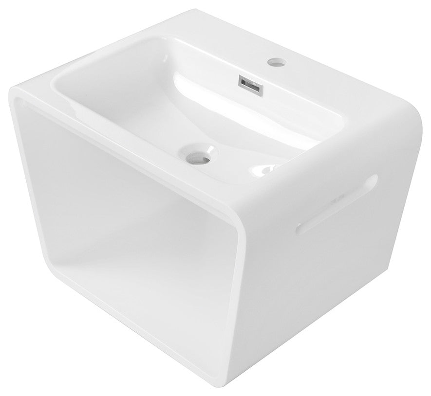 24" Streamline K-1951-24 Solid Surface Resin Wall Hung Basin