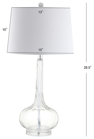 Bette 28.5" Glass Teardrop Table Lamp, Set of 2