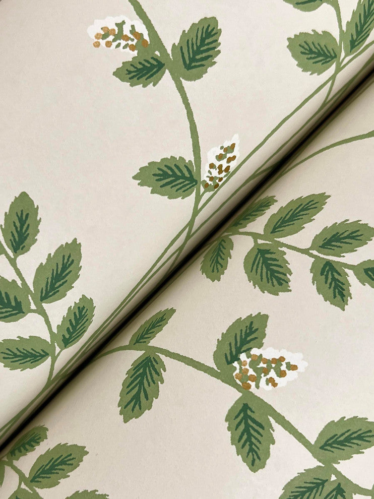 Climbing Vine Linen Wallpaper
