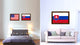 Slovakia Country Flag Canvas Print, 15"x21"