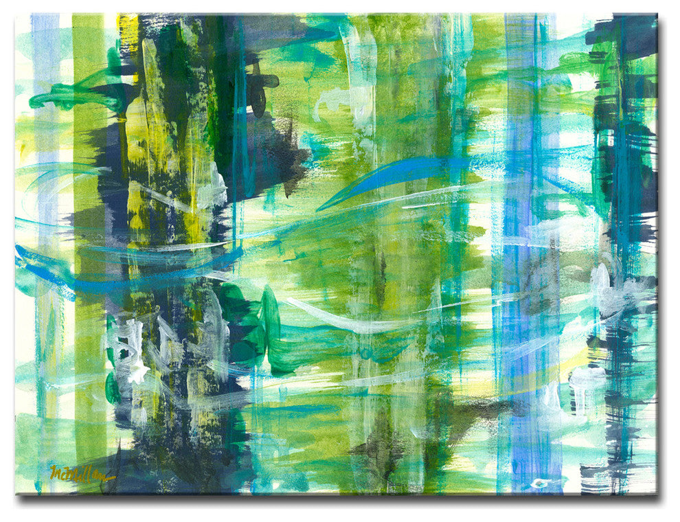 Calming Chaos' Canvas by Leslie Owens, 16"x12"