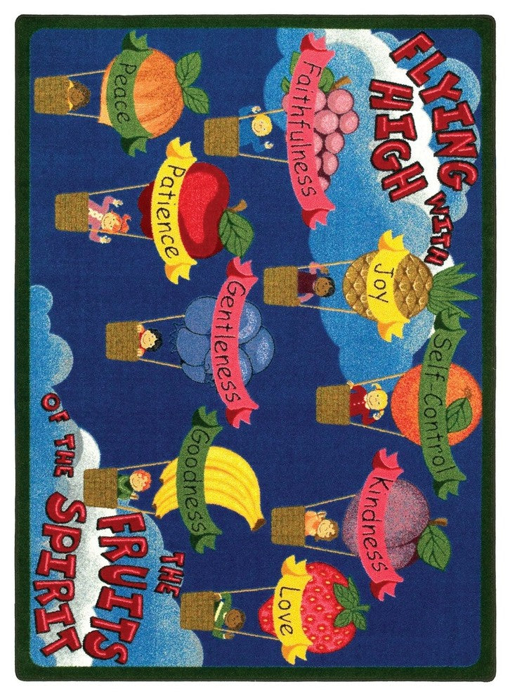 Kid Essentials Rug, Fruits of the Spirit, 3'10"x5'4"