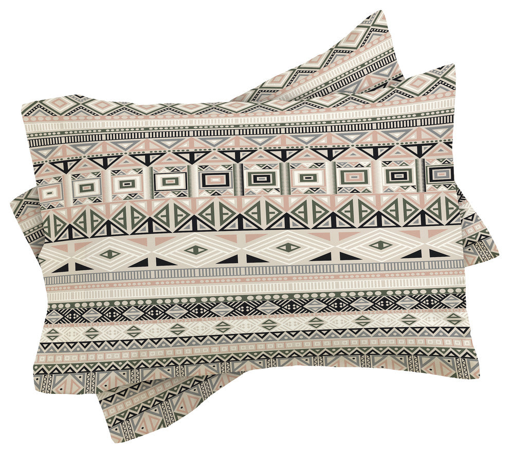 Fimbis Geometric Aztec 1 Duvet Cover Set, King