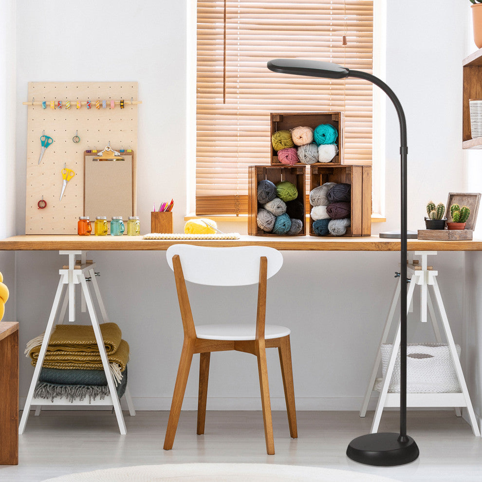 Brightech Litespan LED 2nd Edition Reading Floor Lamp with Cool, Soft & Warm, Je