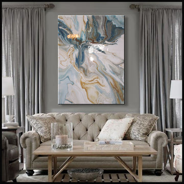 On the Wings of an Angel, Resin Coated Limited Edition Painting by ELOISExxx