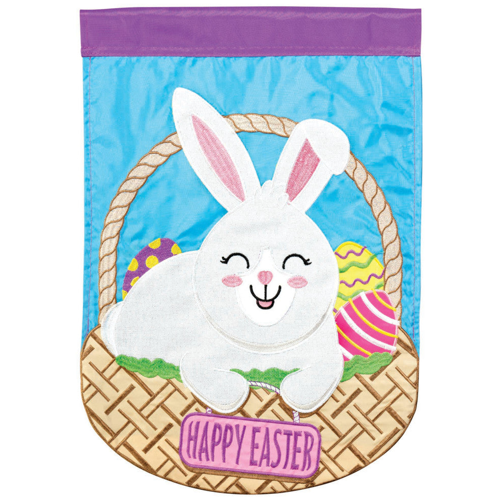 Flag Easter Basket Bunny Shaped 29x42