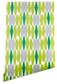 Deny Designs Heather Dutton Abacus Emerald Wallpaper, Green, 2'x8'