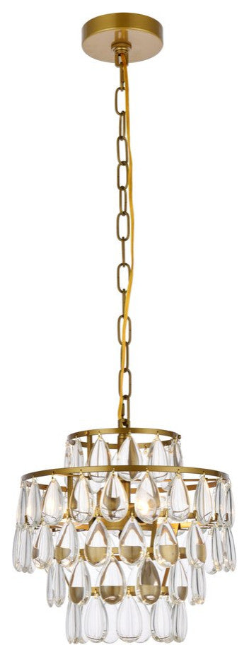 Murphy 12" Pendant, Brass