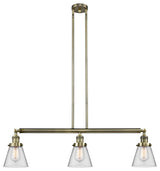 Innovations Lighting 213-Ab-S-G62-Led 3 Light Dimmable Led Island Light