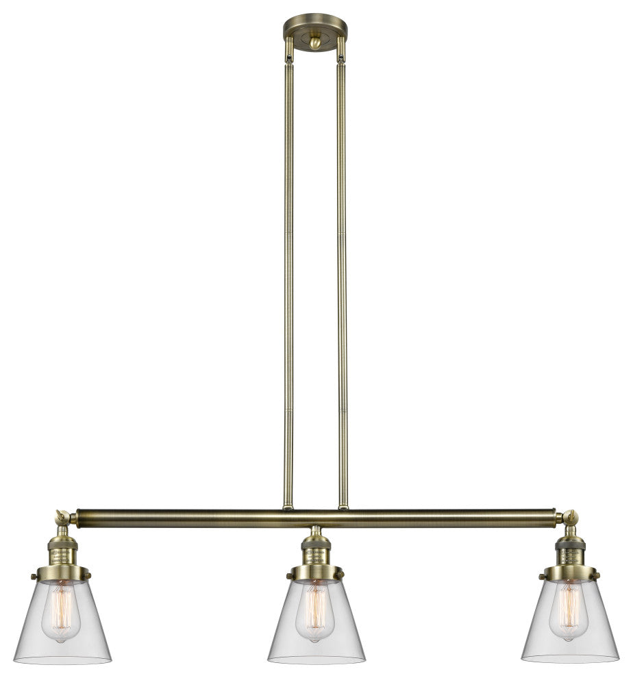 Innovations Lighting 213-Ab-S-G62-Led 3 Light Dimmable Led Island Light