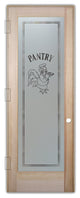 Pantry Door - Rooster Chef - Douglas Fir (stain grade) - 30" x 84" - Knob on...
