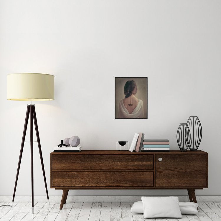"Imagine" Framed Canvas Giclee by Svetlana Bekyarova, 18x23"