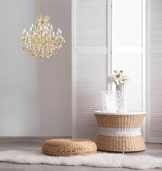 Elegant Lighting 2800D30-GT/RC Maria Theresa 19 Light 30"W - Chrome