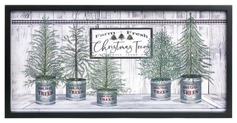 Framed Holiday Tree Decor