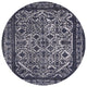 Ahgly Company Indoor Round Mid-Century Modern Area Rugs, 5' Round