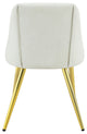 ACME Gaines Side Chair(Set-2) in White PU