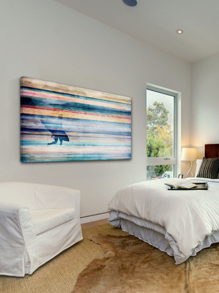 "One More Time" Print on Canvas, 24"x12"