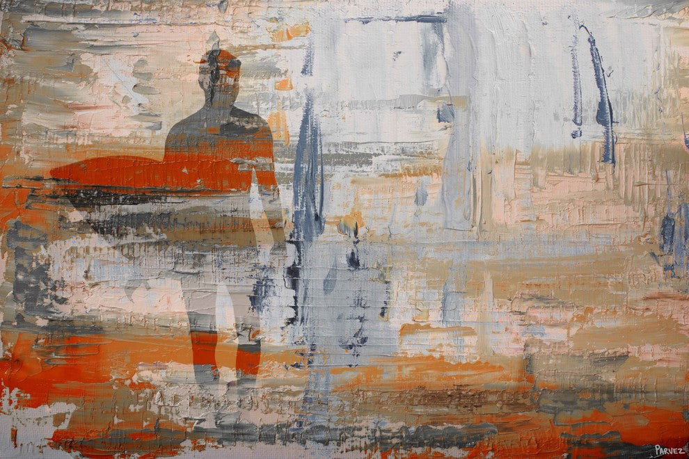 "Done for the Day" Painting Print on Wrapped Canvas, 24"x16"
