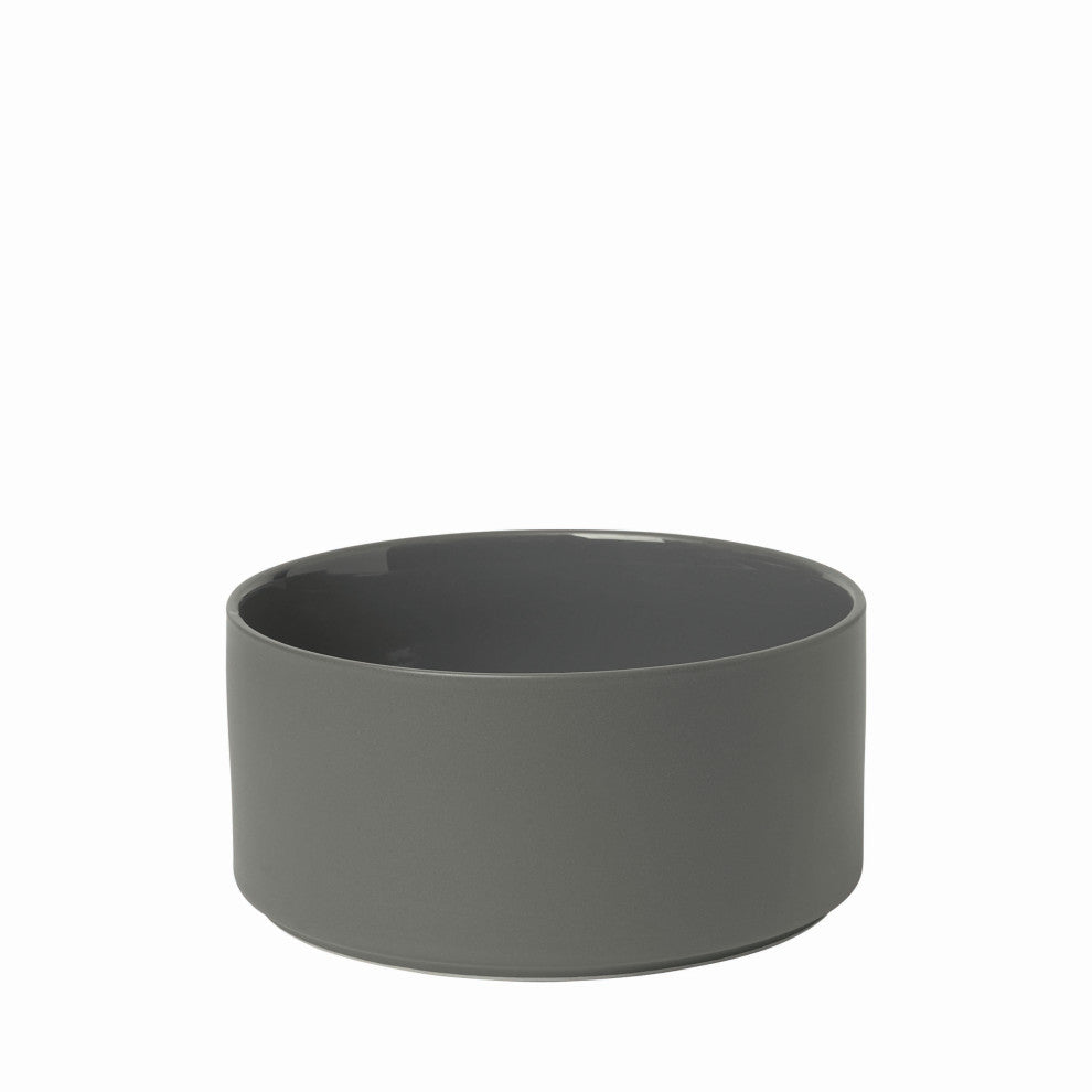 Pilar Serving Bowl, Pewter, 8"