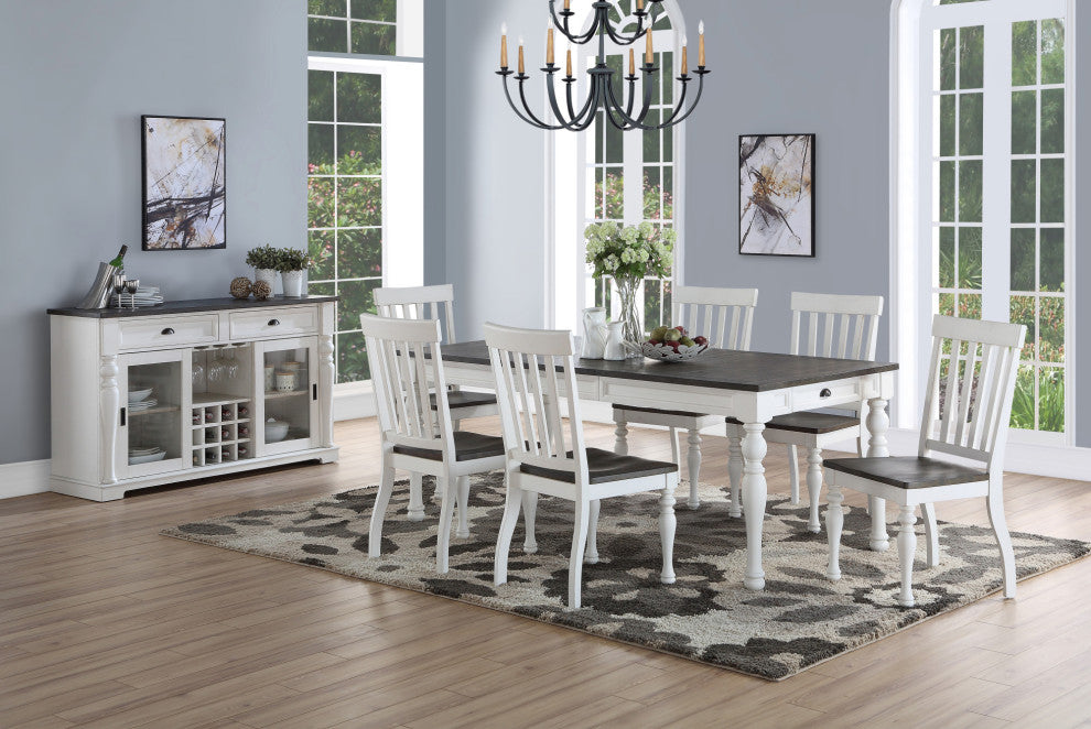 Joanna Two Tone Dining Table, Dining-Height
