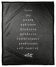 Fruits of the Spirit 50"x60" Coral Fleece Blanket