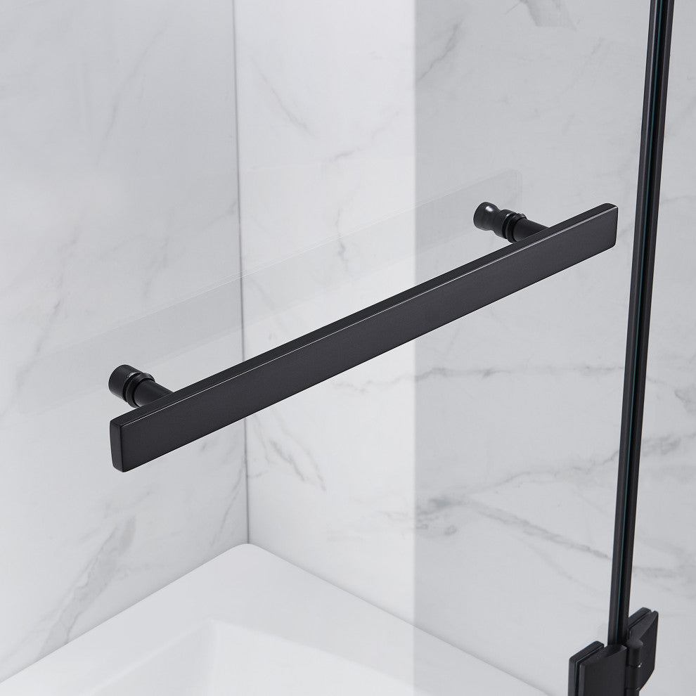 Ove Decors Annie 48" Tempered Shower Panels, Satin Nickel
